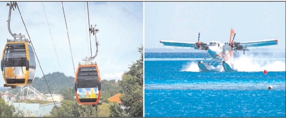 পর্যটকরা ক্যাবল কারে যাবে মহেশখালী, সি-প্লেনে সেন্টর্মাটিন
